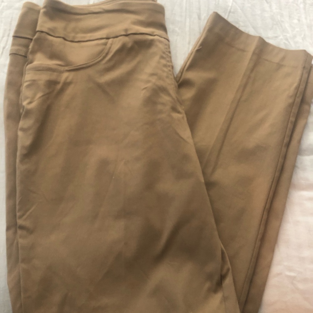 Camel pull on pants